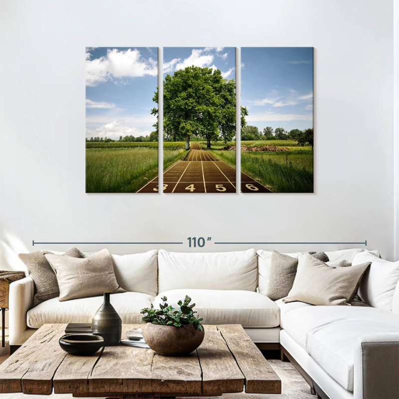 Sireci Jogging Track, 48" H x 74" W