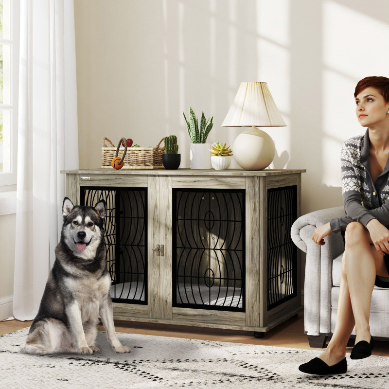 Engineered Wood Furniture Style Crate with 1 Door