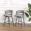 Ensemble de tabourets de bar 28 po en lin tissé 28 po-253697164-253697170-253697174