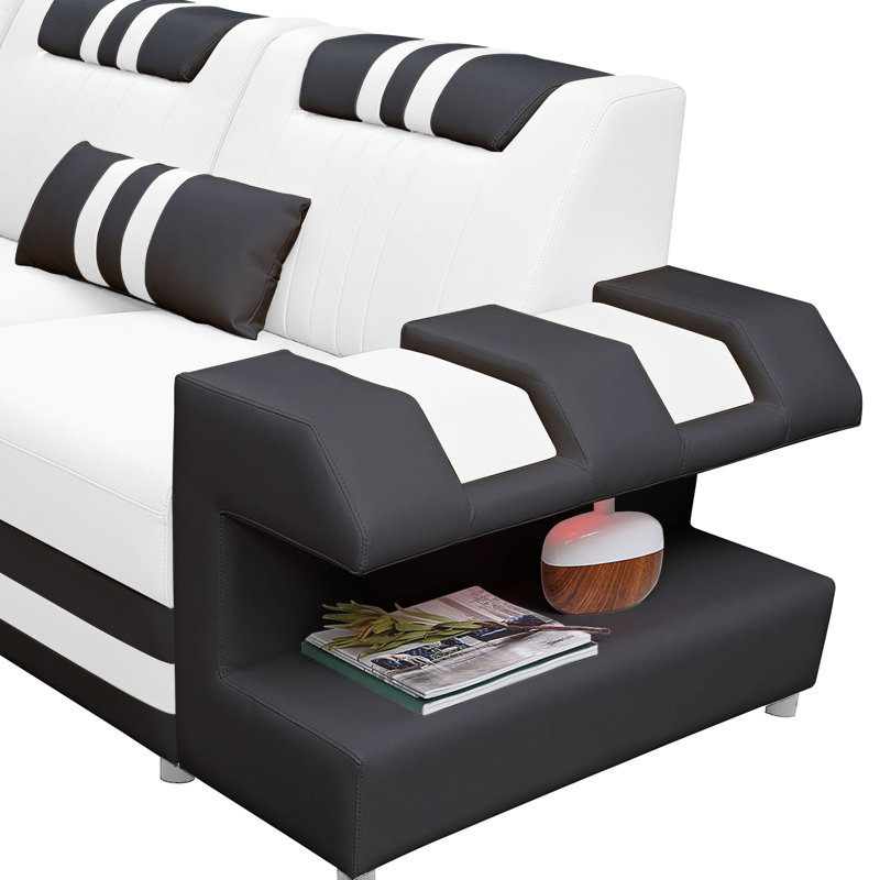 Canapé modulaire en cuir 6 pièces Westmorland