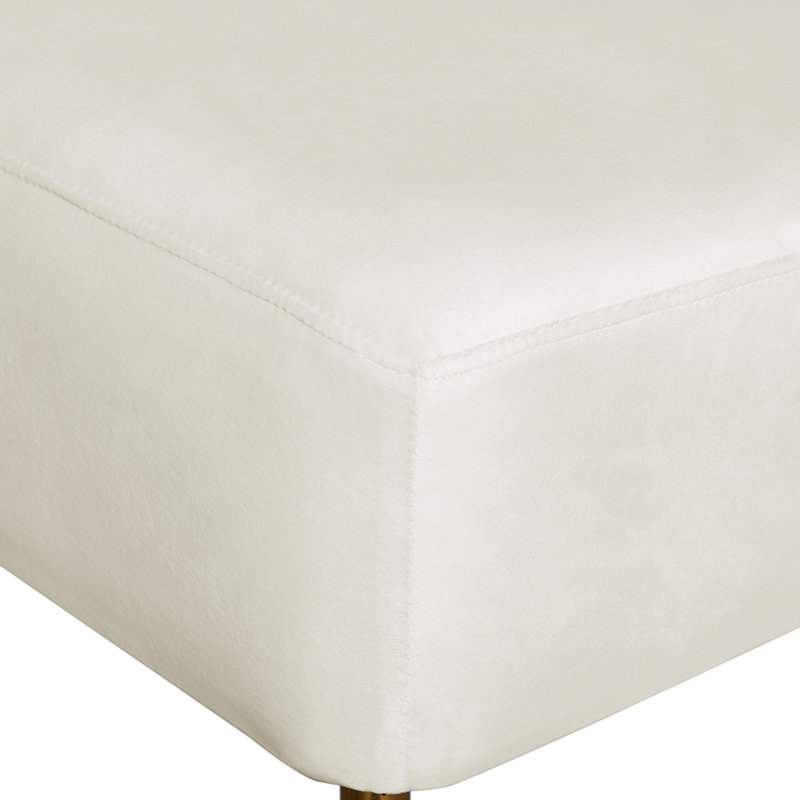Lindalee Velvet 44.49'' Sofa, Beige