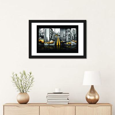 « sept of 7 très b&we iii », reproduction de photo sur toile