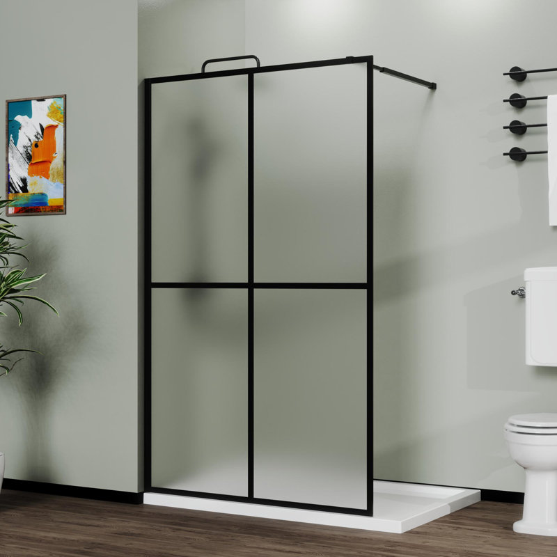 Premium shower doors with frosted tempered glass