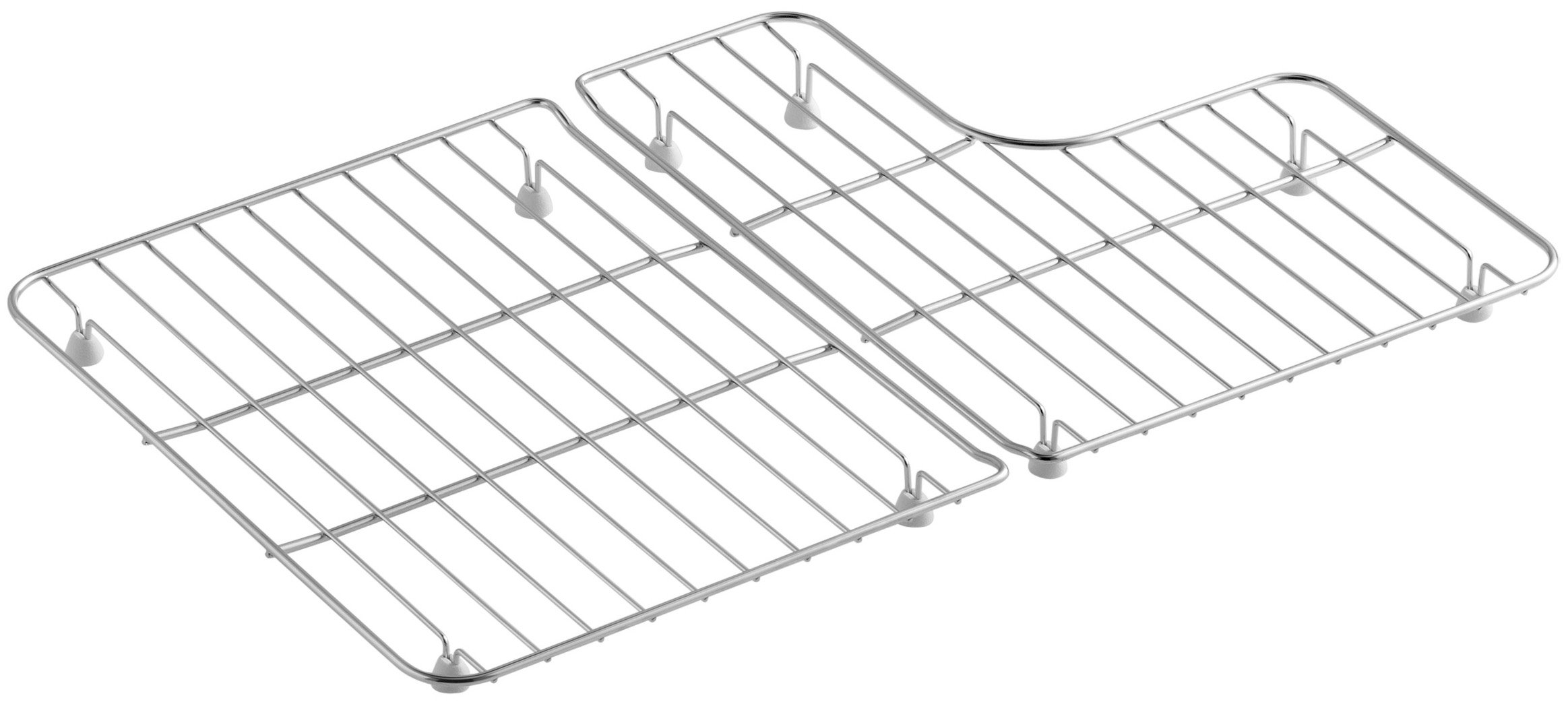 K6638ST Kohler Whitehaven Stainless Steel Left and Right Sink Racks