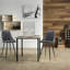 Upholstered Counter Stool with Solid Wood Frame