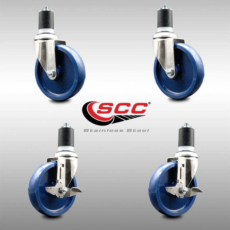 Ensemble de roulettes extensibles en poly 316