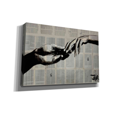 «Adam Eve» par Loui Jover, art mural sur toile