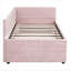 Lit de jour simple rembourré avec couchette-1066368827