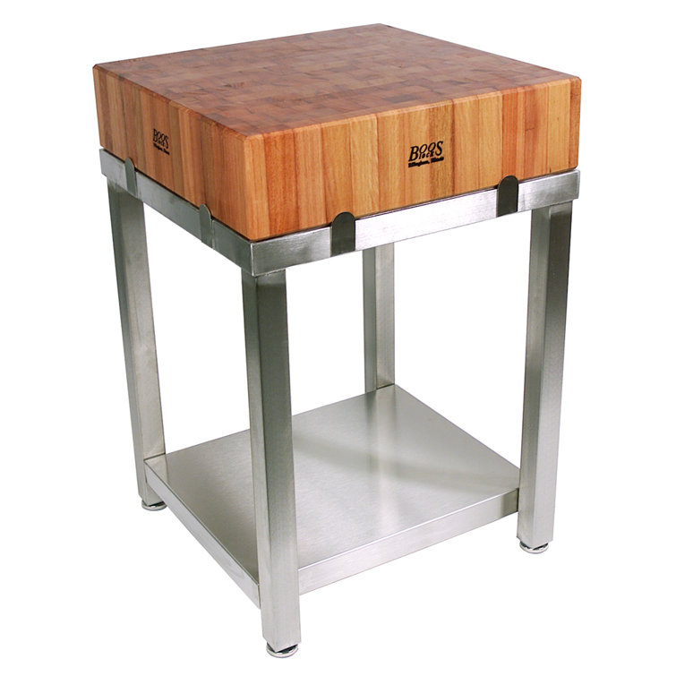 Cucina LaForza Prep Table with Butcher Block