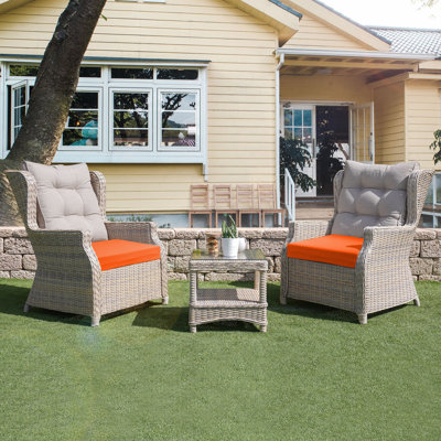 3" H Water-Resistant Outdoor Seat Cushion