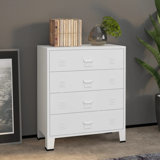 Casey-Lea Metal 30.7'' W Unfinished 4 - Drawer Dresser