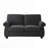 Rolled arm nailhead trim upholsterd loveseat-1260407425-1273945278