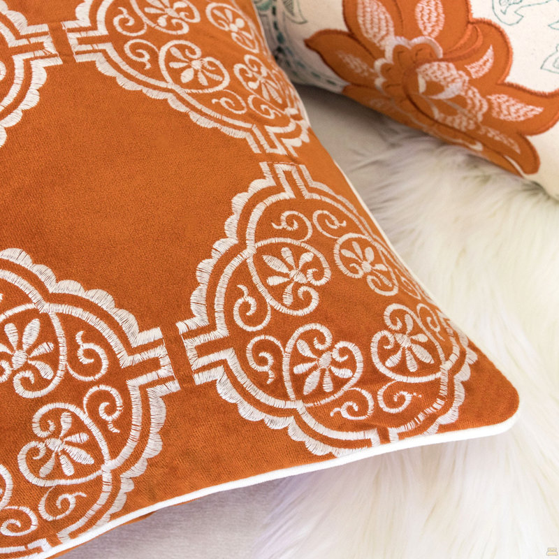 Coussin Burnt Orange, Simple