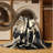 Machine Washable Pandelica Berlin Tv Tower Modern Geometric Rug in Beige – Beige Binding-116336854