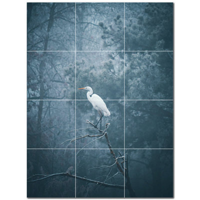6'' x 6'' Satin Ceramic Decorative Mural