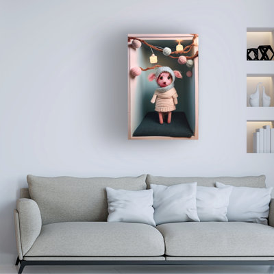 Bolog Sasha Knitted Littles V Canvas Art