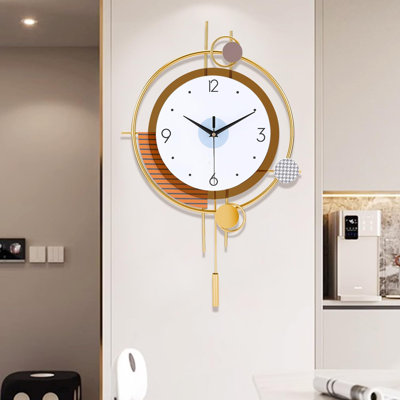Grande horloge murale moderne et silencieuse