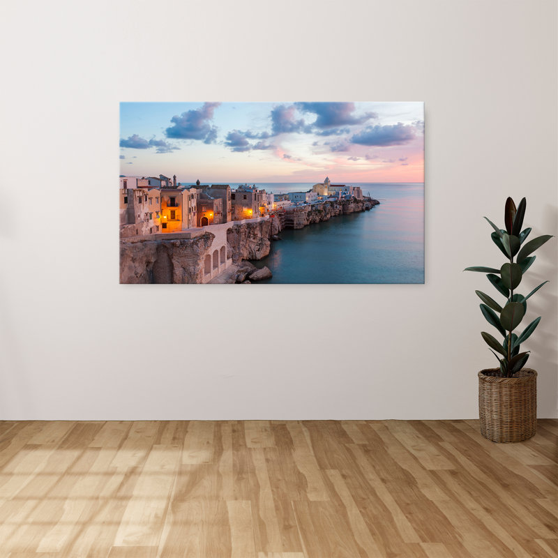 "Coastal Village" par Danita Delimont, reproduction sur toile, H 18 po x l 30 po x P 1 po