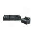 Ensemble de canapé modulaire 2 pièces, ensemble de canapés modulaires de salon, canapé à assise profonde pour salon, 1 + 3 places-123506827