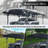 Outdoor Arch Carport with Aluminum Frame & Polycarbonate Roof Panels