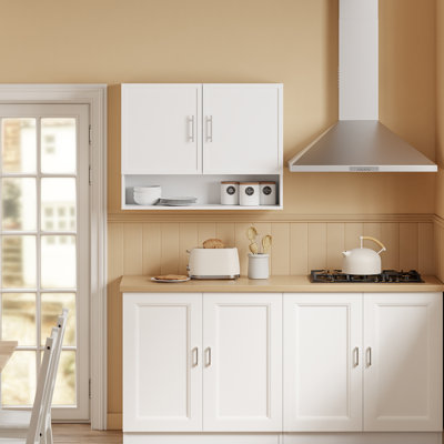 Bathroom Wall Cabinet MDF Laundry Room Organiser