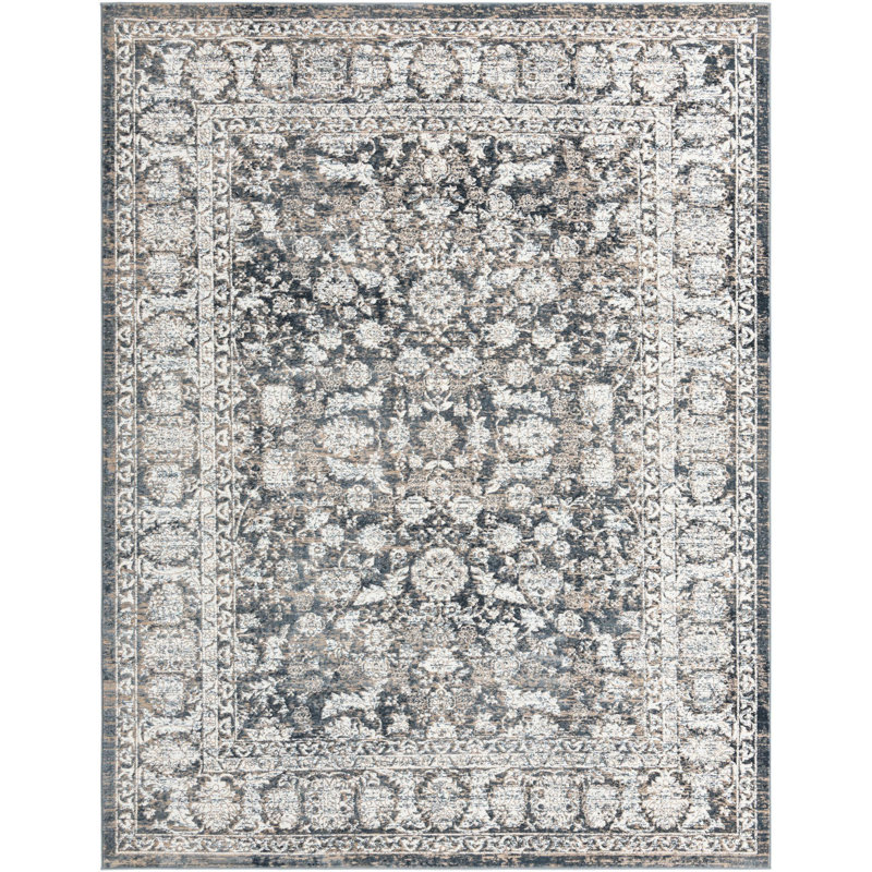 Antwanae Camouflage Indoor Rug, Rectangle 7'10" x 10'