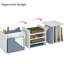 Rangement à 4 niveaux Karla-81841244