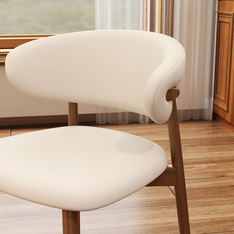 Piédestal en bois massif de style Mid-Century 9 pièces Jetta Kitchen Jb (1 table et 8 chaises), Blanc