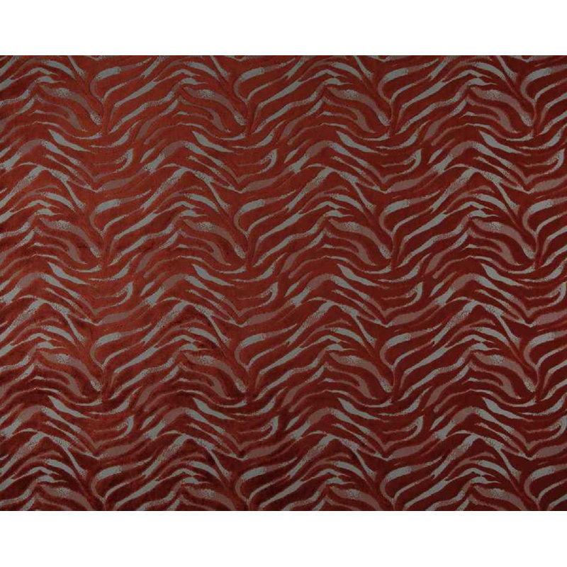 Tissu tiger Safari, Rouge