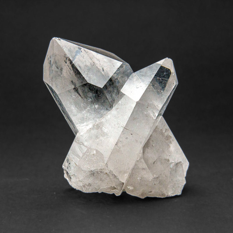 Genuine Clear Quartz Crystal Cluster From Brazil (407.1 Grams)
