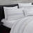 DKNY Waffle Stripe Jacquard King Duvet Set White/Blue-112731022