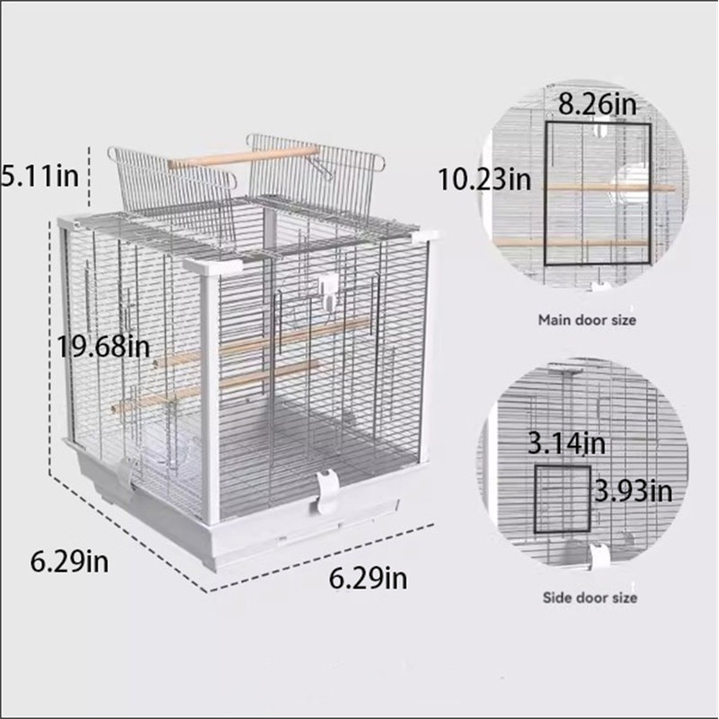 Cage à oiseau 20 po Geminius