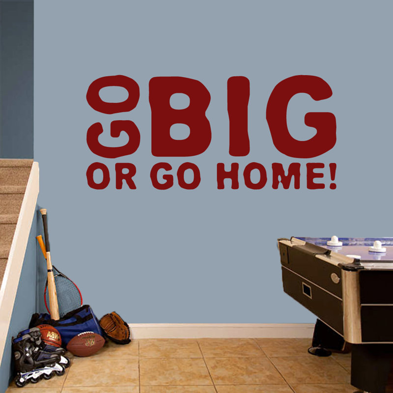 Décalcomanie murale go big ou go home, Canneberge