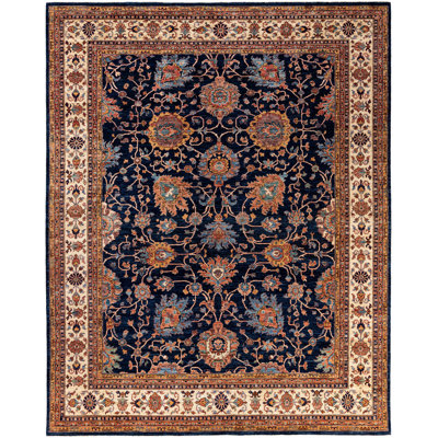 Dobbins One-of-a-Kind 8' 0" X 10' 1" Wool Area Rug Blue