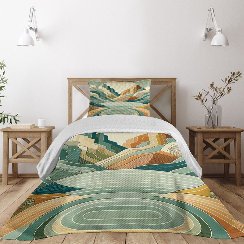 Polyester Coverlet, Twin Coverlet + 1 Standard Shams