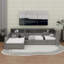 Lit plateforme simple en L avec lit gigogne et tiroir-1515458377