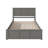 Dennielle Solid Wood Platform Bed with Matching Footboard and Storage Drawers