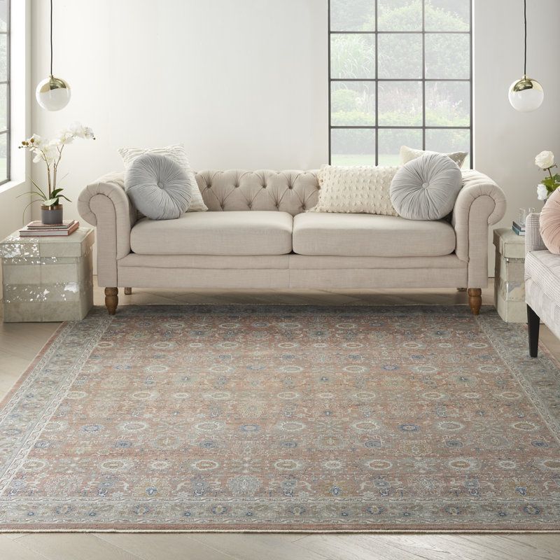 Floral Indoor Rug, Rectangle 8' x 10'