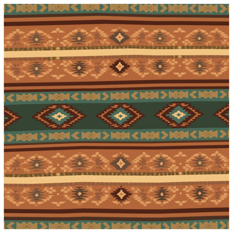 Tapis de bain Southwestern, L 34 po x L 21 po