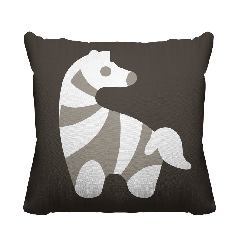 Coussin décoratif Simbi, L 19 po x H 19 po, Taupe