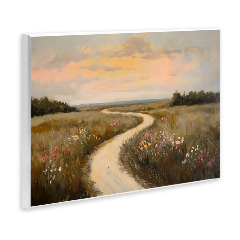 «Path To Sunset View», plaque murale, design par Franklyn Gregory, H 10 po x l 15 po