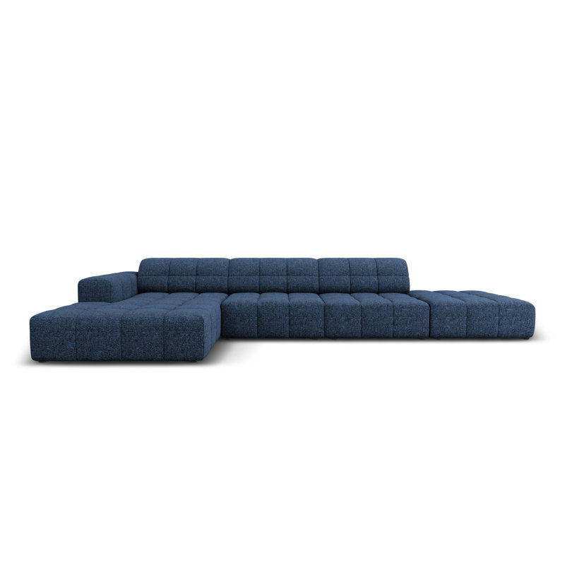 Chicago 5 Seater Corner Sofa, Left Hand Facing, Blue