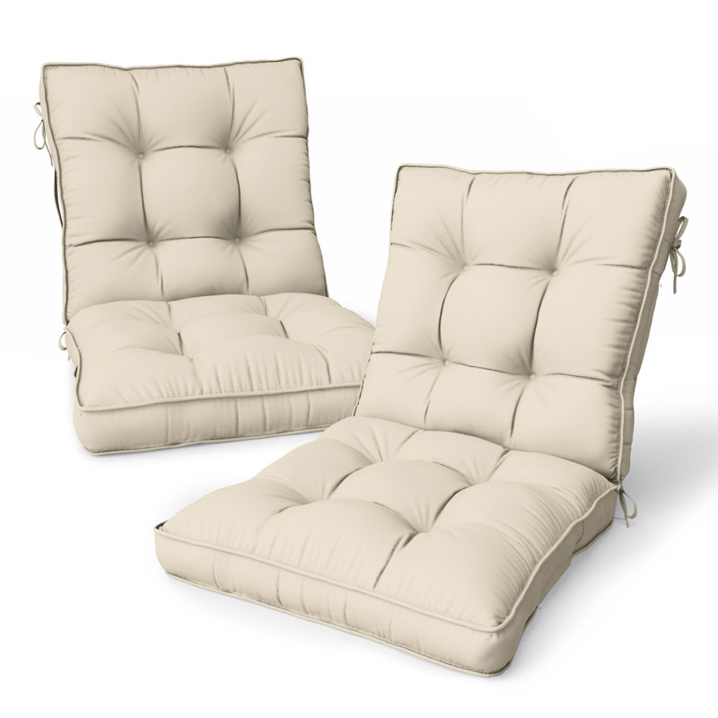 Wynee 5” Outdoor Cushions And Patio Chair Cushions, 2, Beige