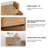 Mellani 48 Inch Floating Bathroom Vanity & Makeup Table Set