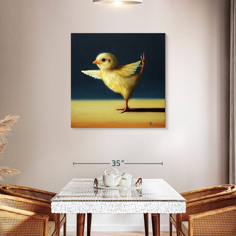 Ketti Yoga Chick Dancer Pose, 36" H x 36" W