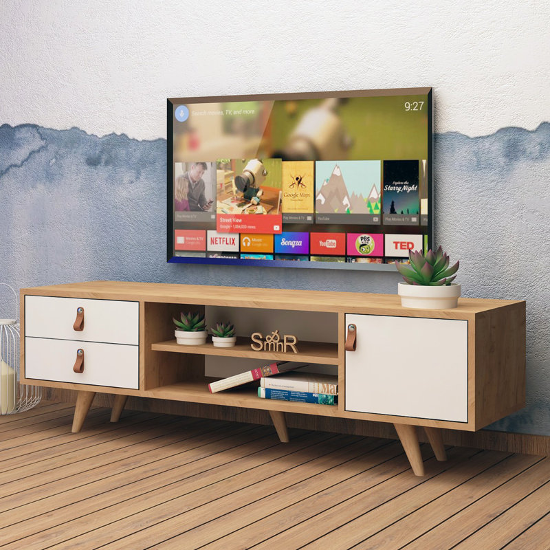 Akers Unfinished TV Stand for TVs up to 55"