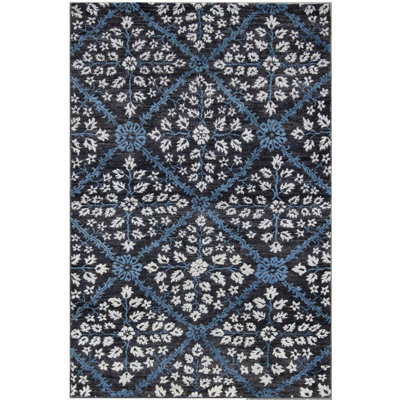 Geometric Hand Knotted 120cm X 182cm Area Rug