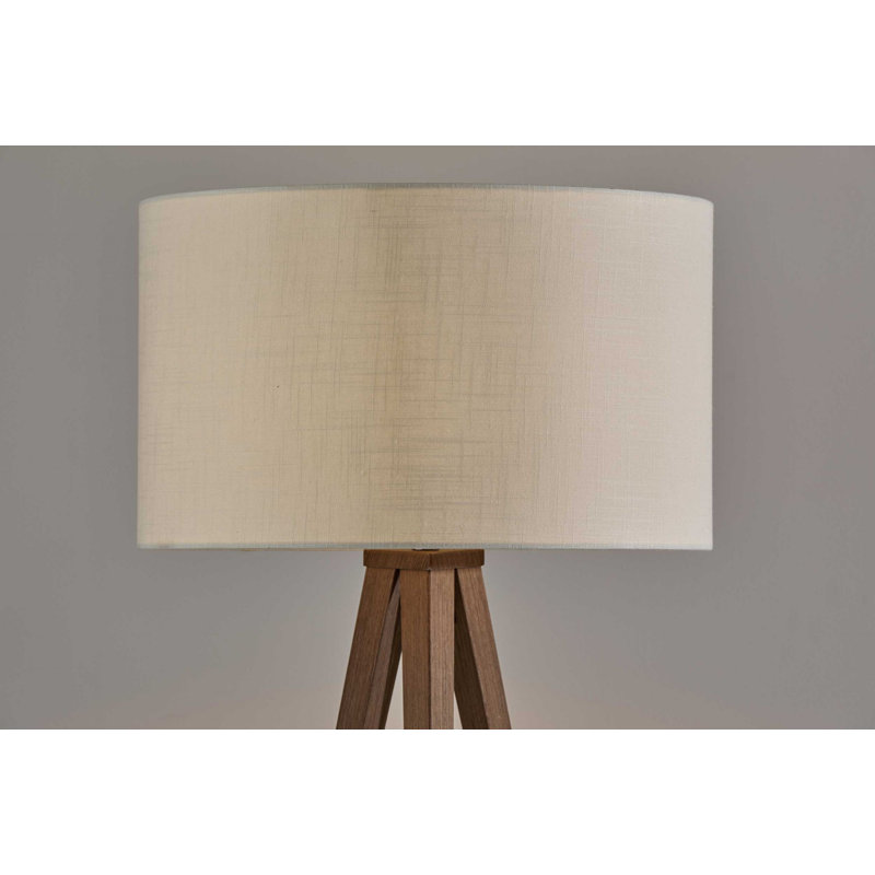 Dalaney 60.25'' Brown Tripod Floor Lamp