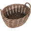 Hand Woven Wicker Laundry Hamper with Handles