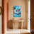 Shark And Bunny In Bathroom Canvas Wrapped Wall Art Oil Painting Print Set Of 1-920615512